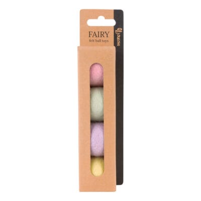 District 70 - FAIRY Vilten Ballen Speelgoed (4x35 mm)