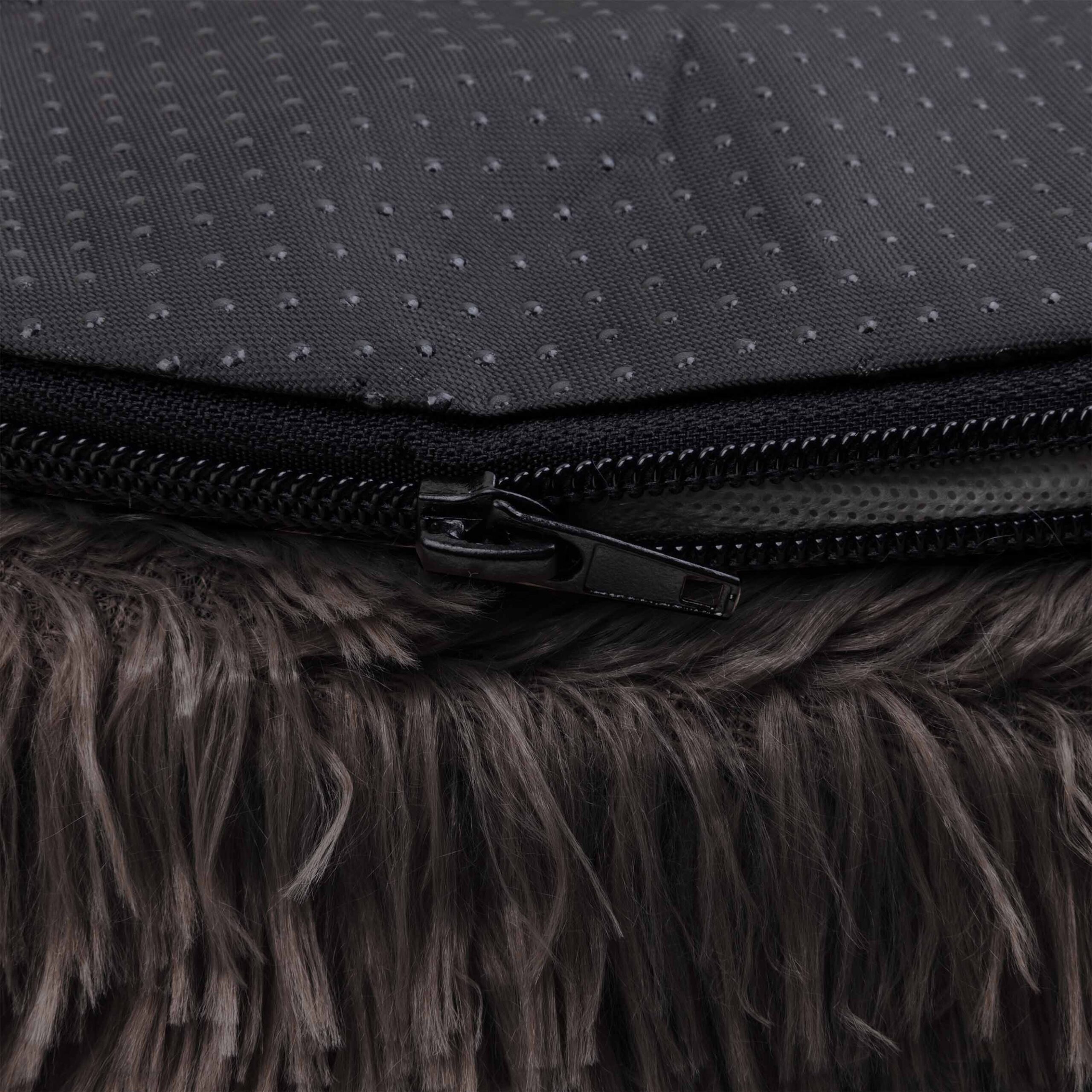 District 70 - FUZZ - Donkergrijs - XL (incl. zipper)
