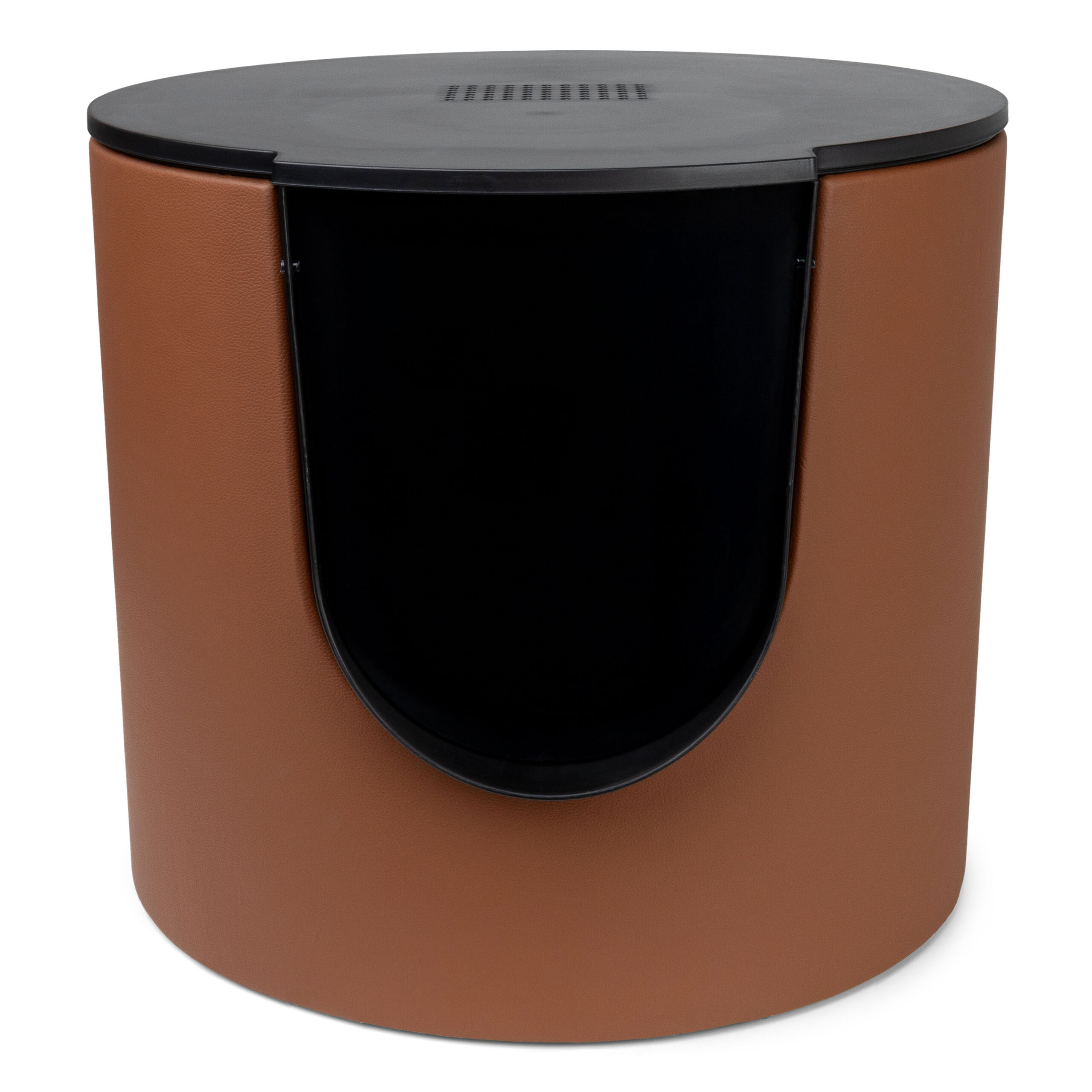 District 70 - FUSE Design Kattenbak - Incl. Cover - Faux Leather Cognac