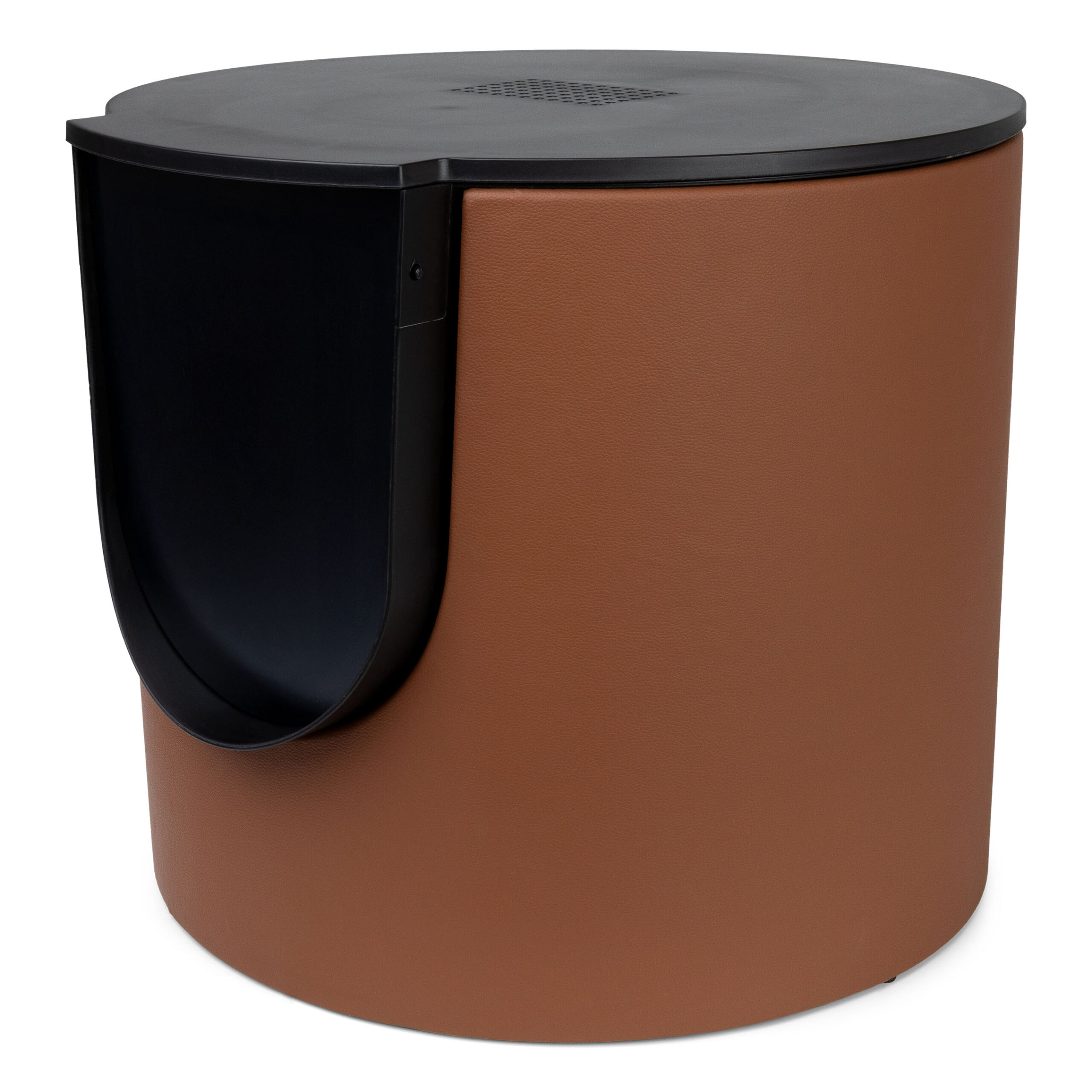 District 70 - FUSE Design Kattenbak - Incl. Cover - Faux Leather Cognac