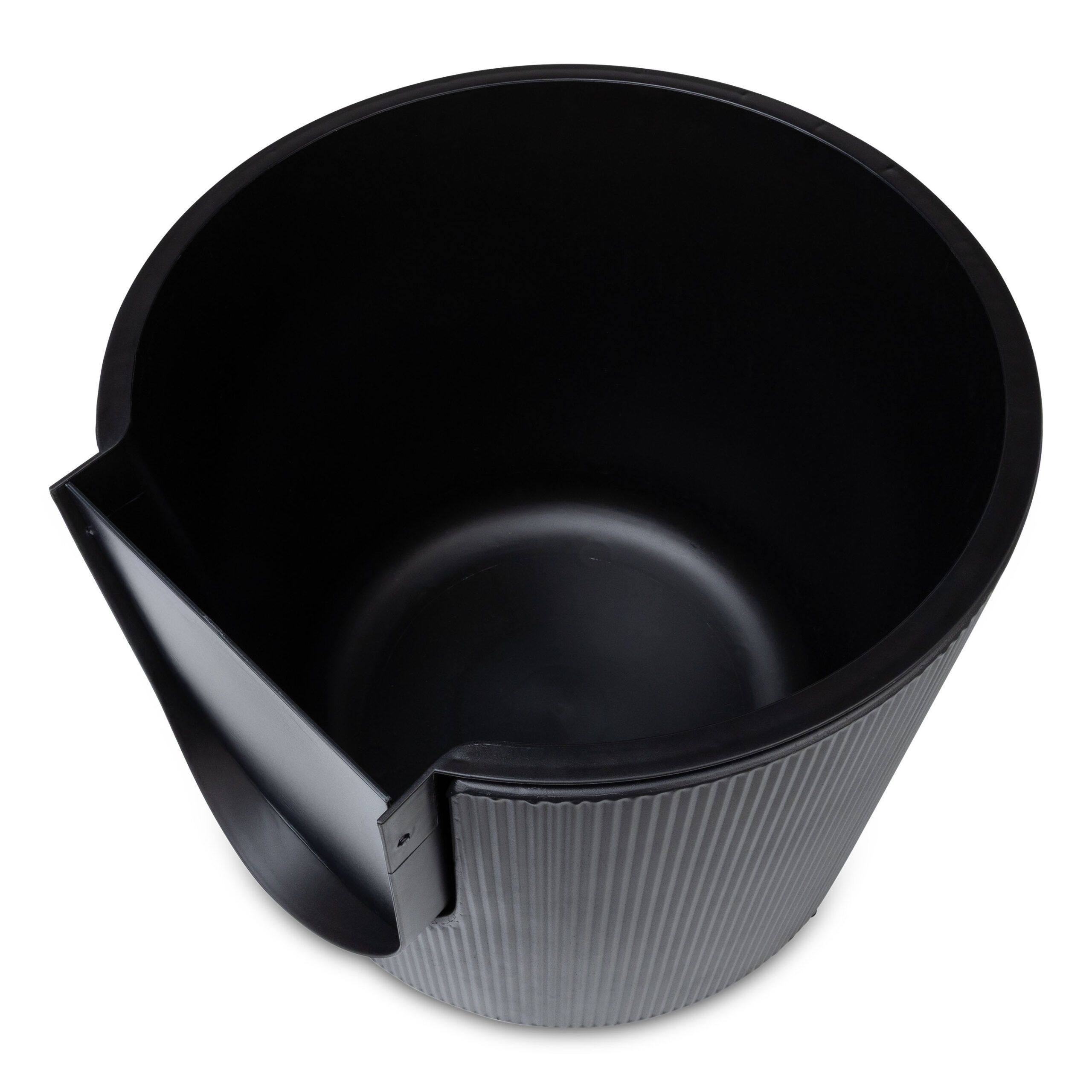 District 70 - FUSE Design Kattenbak - Incl. Cover - Ribbed Tin Zwart