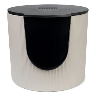 District 70 - FUSE Design Kattenbak - Incl. Cover - Ribbed Tin Beige