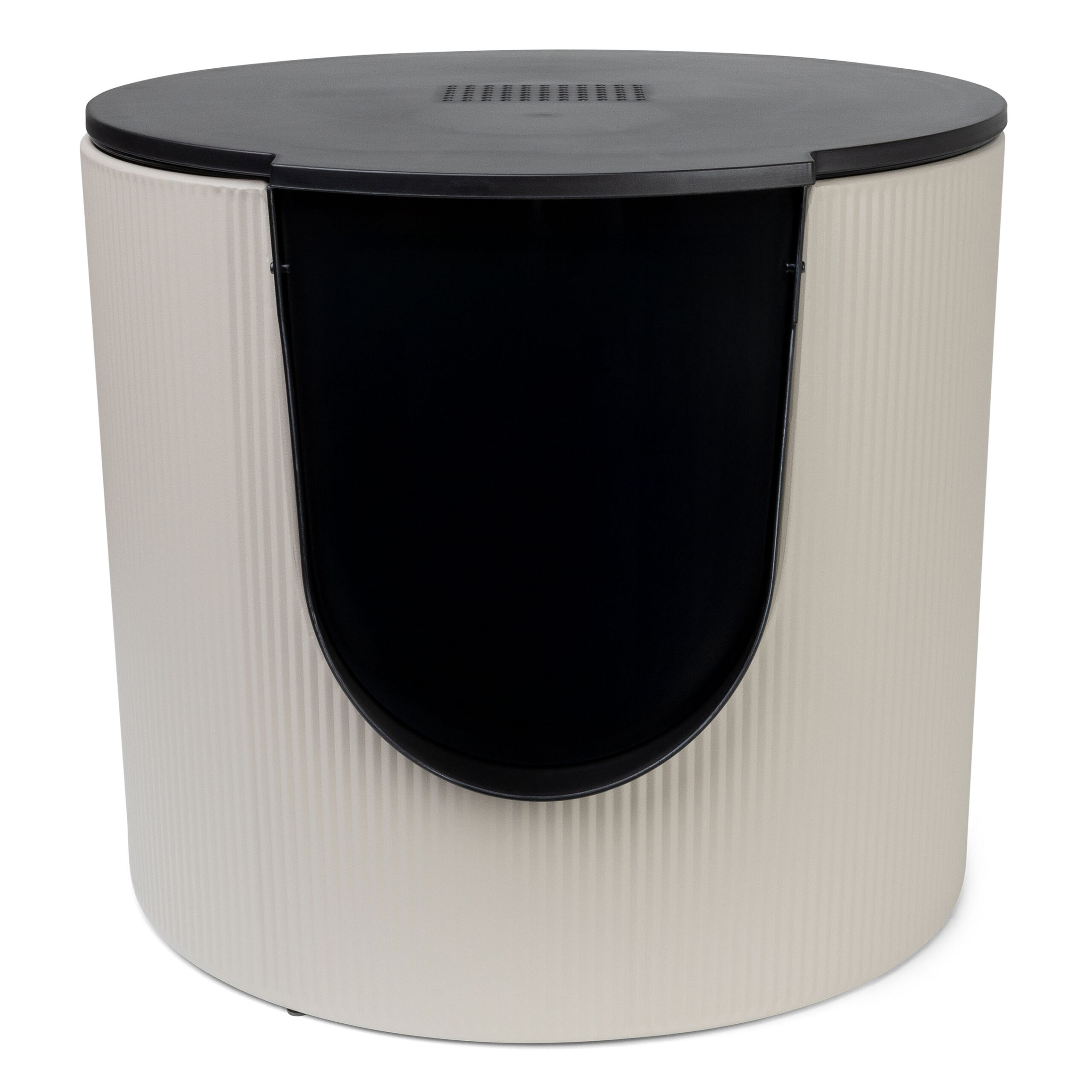 District 70 - FUSE Design Kattenbak - Incl. Cover - Ribbed Tin Beige