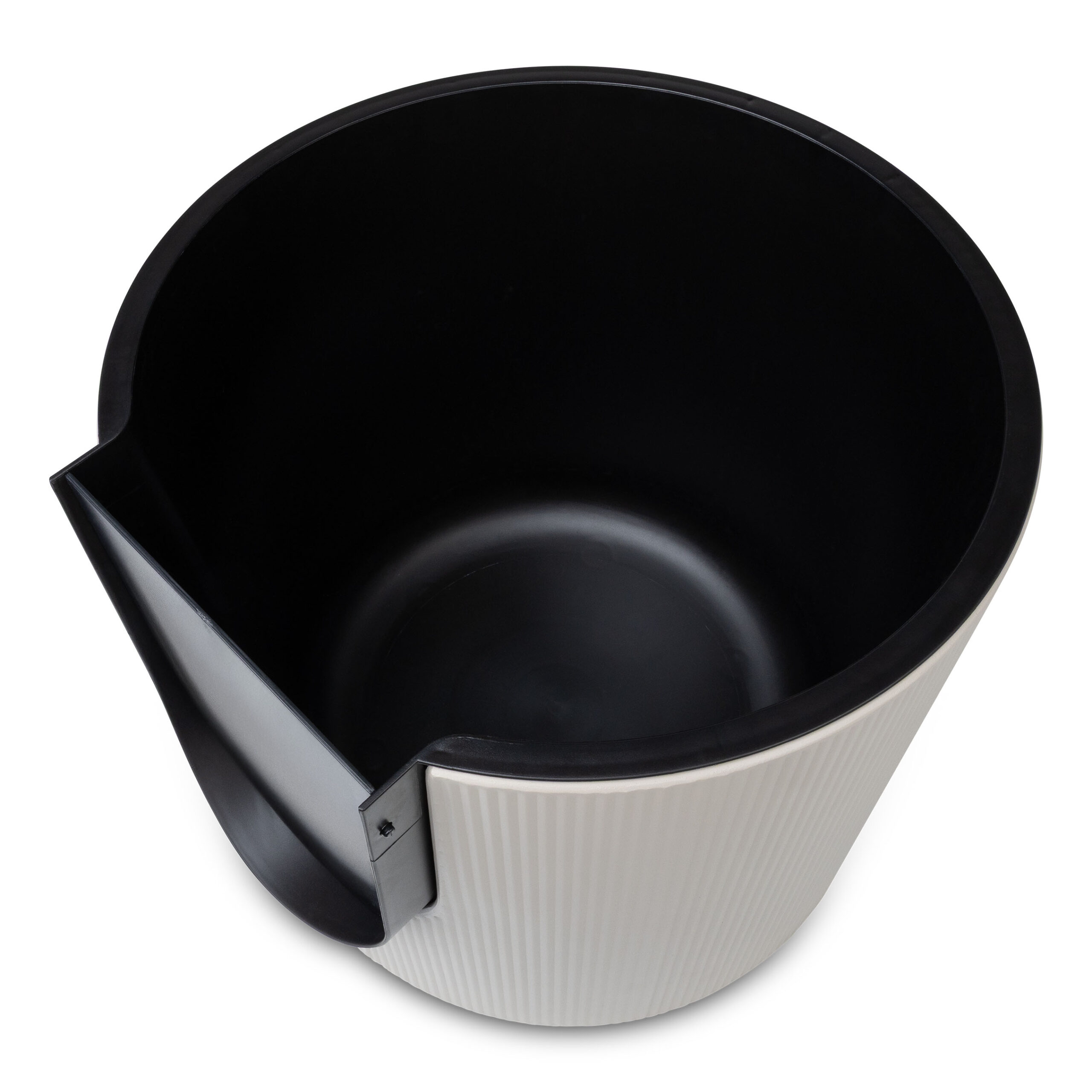 District 70 - FUSE Design Kattenbak - Incl. Cover - Ribbed Tin Beige