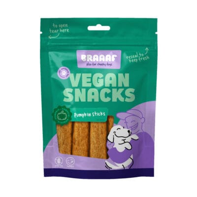 Braaaf Vegan Snack Pompoen Stick