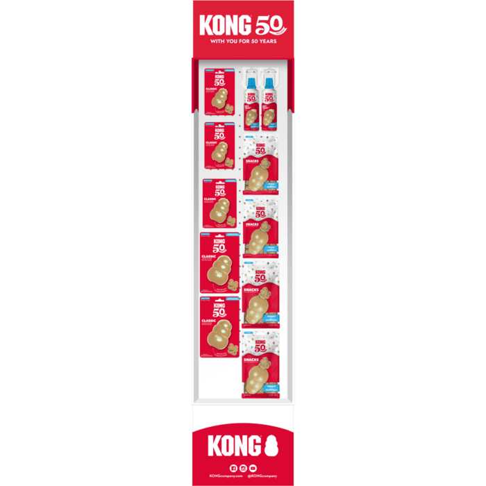 KONG 50th Anniversary Free Standing Display Unit