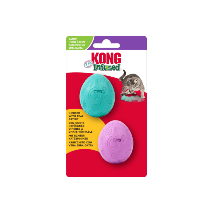 KONGCA121E.png KONG Infused Catnip Egg 2-pk