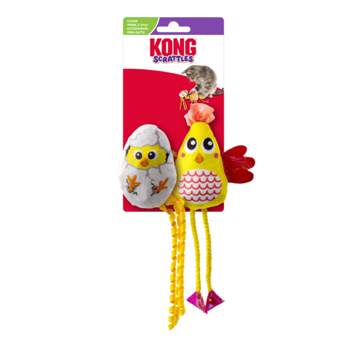 KONGCA123E.png KONG Scrattles Kip 2-pk