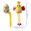KONGCA123E2.png KONG Scrattles Kip 2-pk
