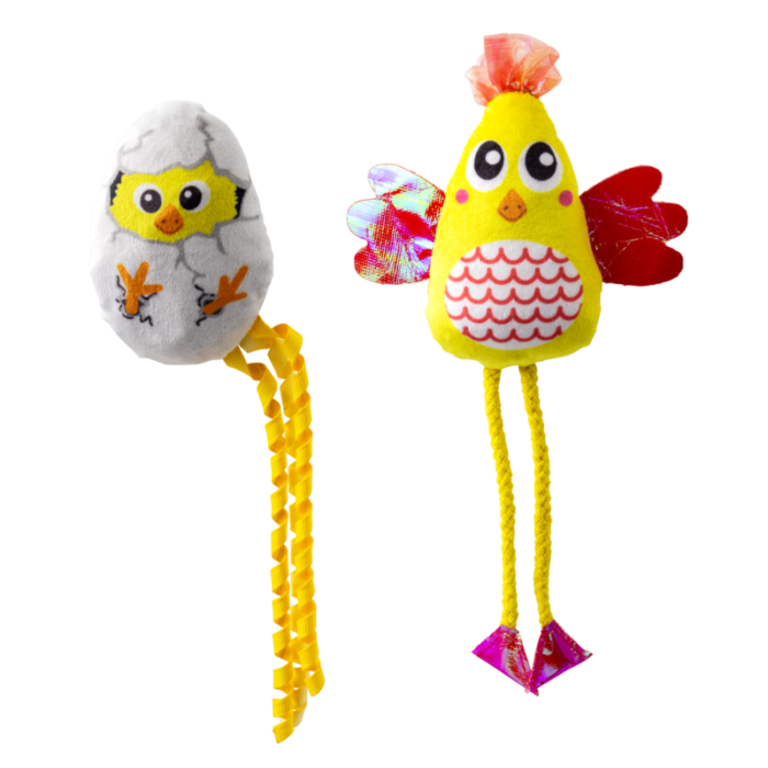 KONGCA123E3.png KONG Scrattles Kip 2-pk