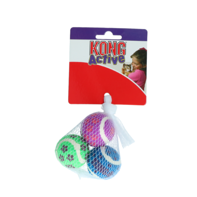 KONG Cat Active Tennis Balls w/ Bells
