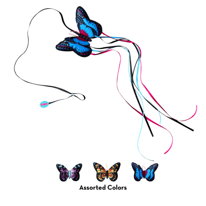 KONGCAT65E5.png KONG Teaser Butterfly Assorted Vlinder