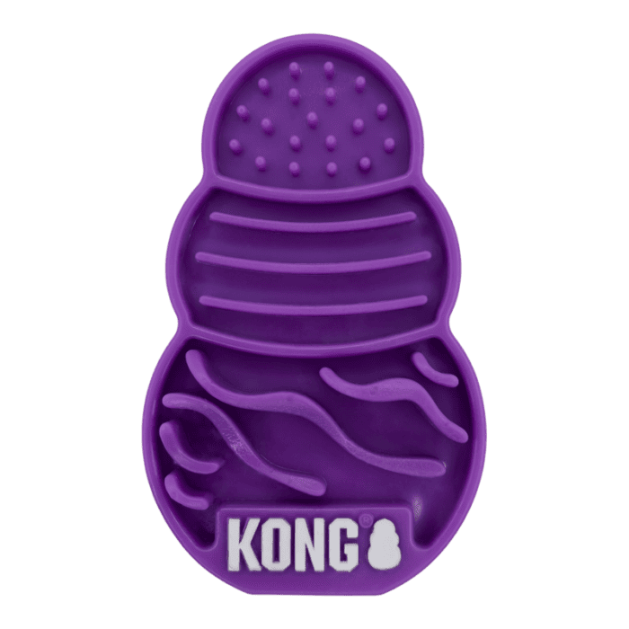 KONGCPLP3E2.png KONG Licks Treat Dispenser Kat Paars S