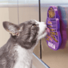 KONGCPLP3E5.png KONG Licks Treat Dispenser Kat Paars S