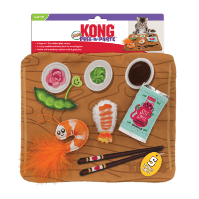 KONG Pull-A-Partz Sushi
