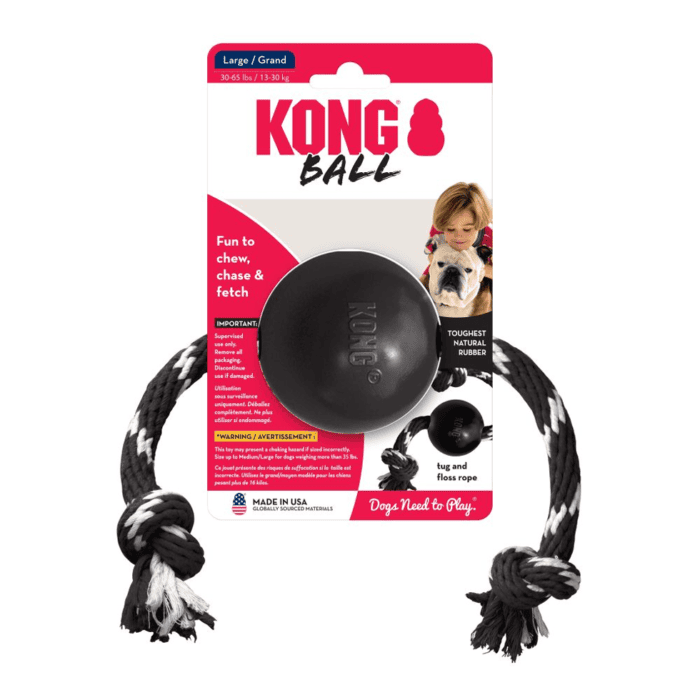 KONGEB12E.png KONG Extreme Ball met touw L