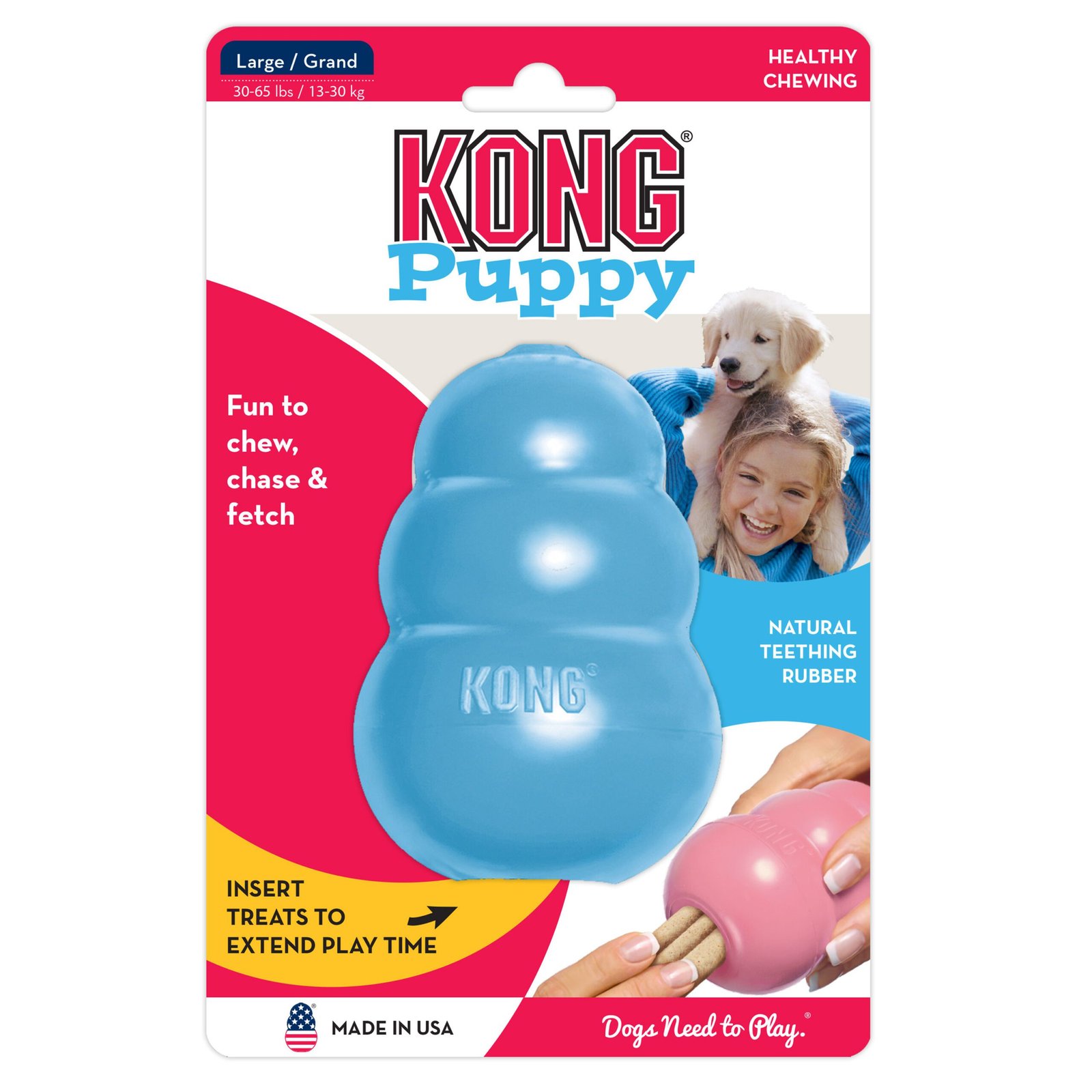 KONG Puppy van zacht rubber