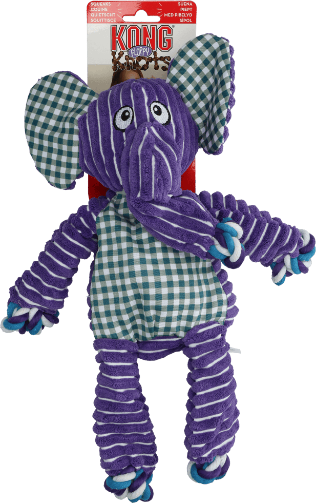 KONGNKF11E.png KONG Floppy Knots Olifant