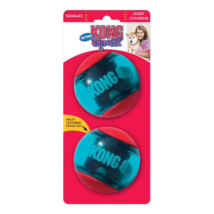 KONGPSA13E.png KONG Squeezz® Action Ball Red