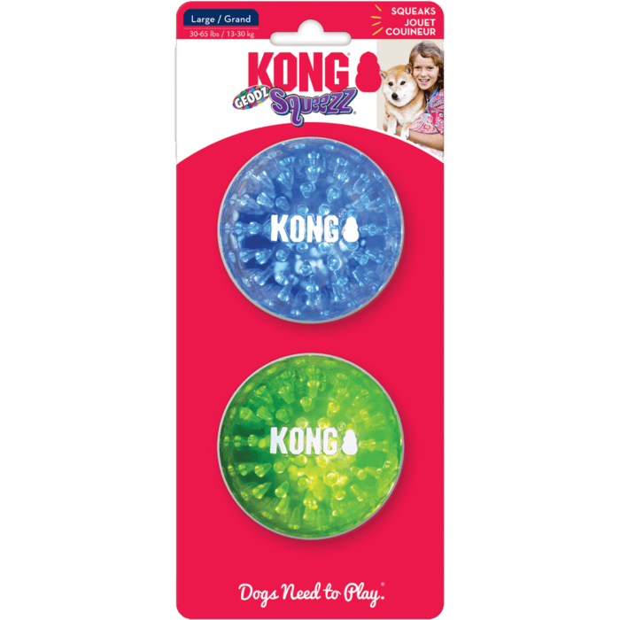 KONG Squeezz® Geodz Assorti 2-Pack