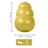 KONG 50th Anniversary KONG Classic Gold Sm