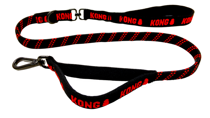 KONG Zero-Shock Leash Zwart