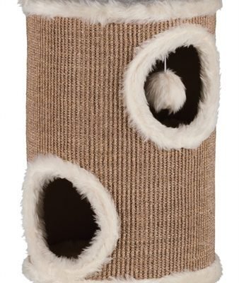 380815.jpg Trixie Krabpaal Tower Edoardo Taupe/Creme 33 x 33 x 50 cm