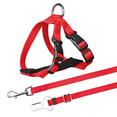 Trixie Wandelaccessoire Autotuig KAT Rood 20-50 x 1,5 cm