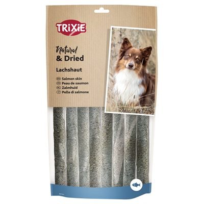 Trixie Gedroogde snack Zalmhuid Gedroogd 150 g
