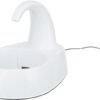 410411.jpg Trixie Voerbak Drinkfontein Curved Strong Wit 2,5 l