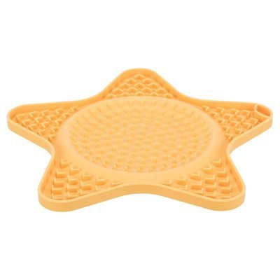 411339.jpg Trixie Lick'n'Snack Mat Ster Geel 23,5 cm