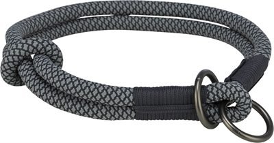 Trixie Halfslip halsband Zwart/Grijs