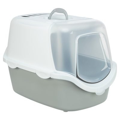 Trixie Kattenbak Vico Open Top Lichtgrijs/Wit 56 cm