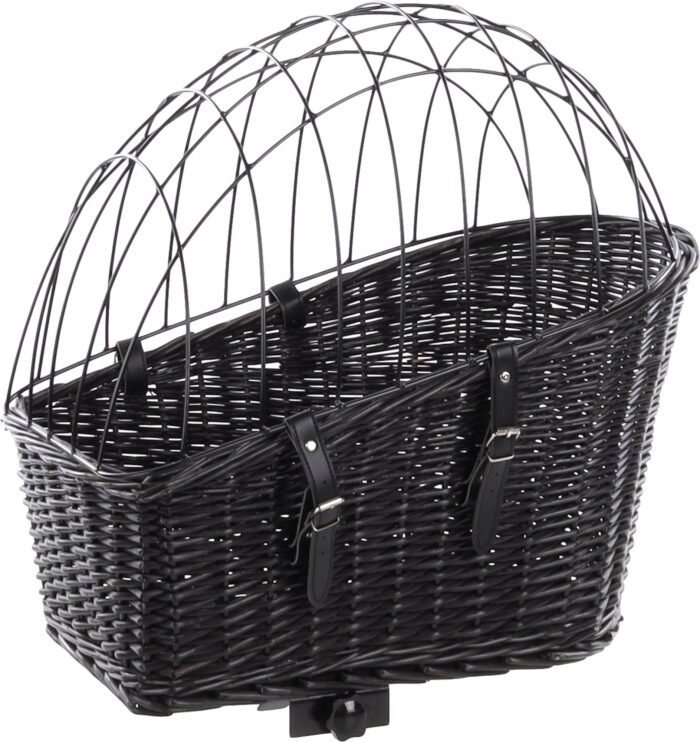 518625_E_01 Flamingo Fietsmand Bagagedrager Linea Zwart
