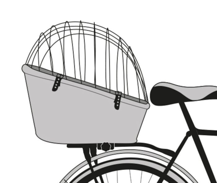 518625_T_01 Flamingo Fietsmand Bagagedrager Linea Zwart