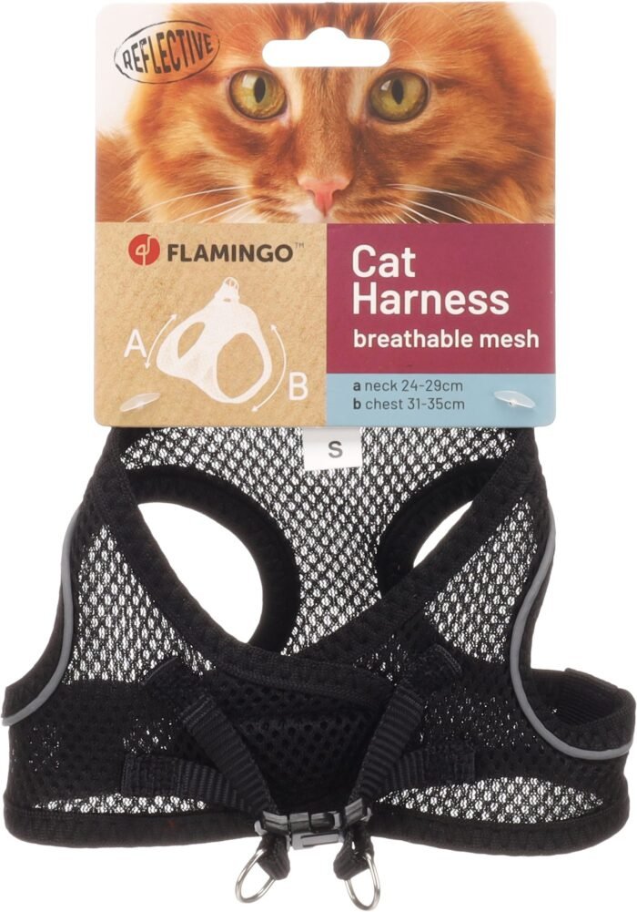 Flamingo Harnas Step&Go Berta Zwart S
