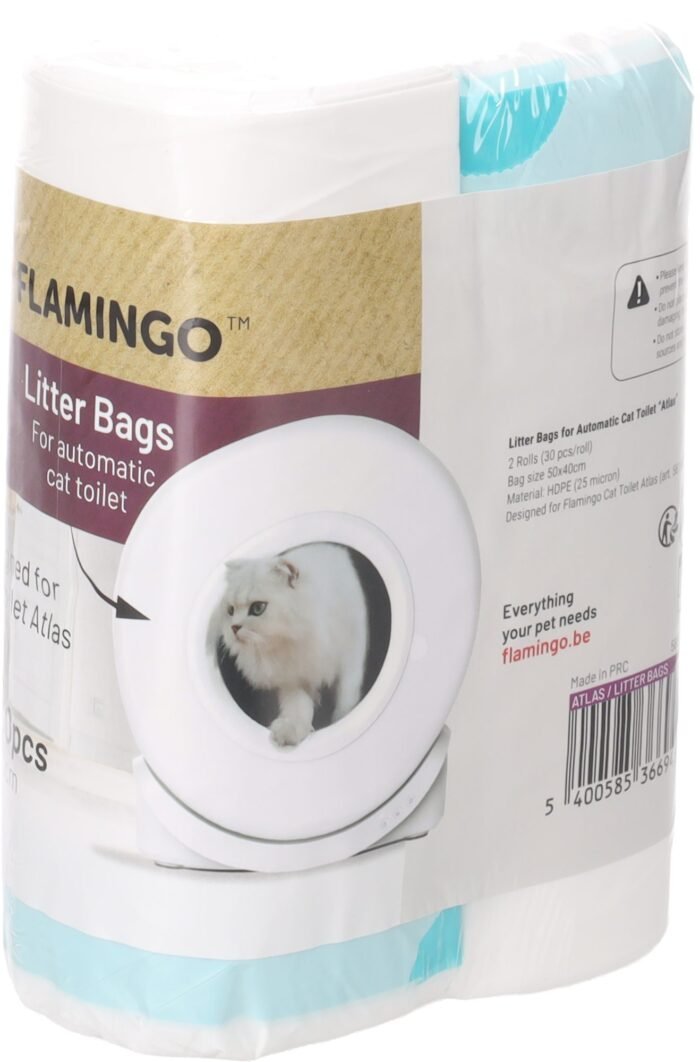 Flamingo Kattenbakzakken Atlas 2 rollen van 30