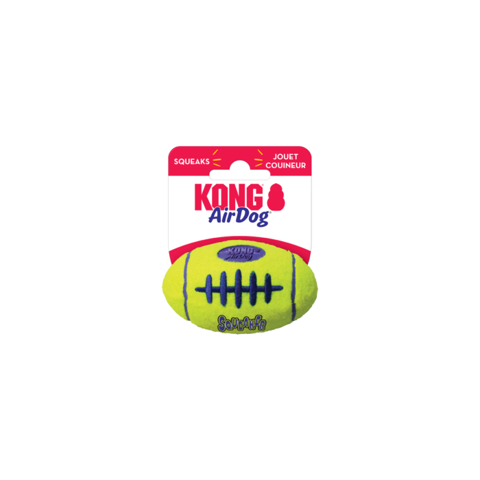 Verpakking van KONG AirDog Squeaker Football hondenspeeltje maat S