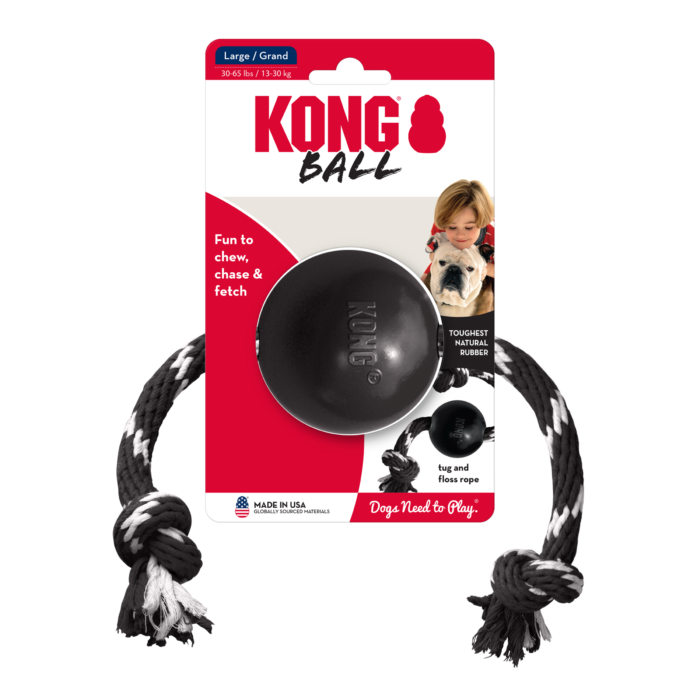 KONG Extreme Ball met touw L verpakking