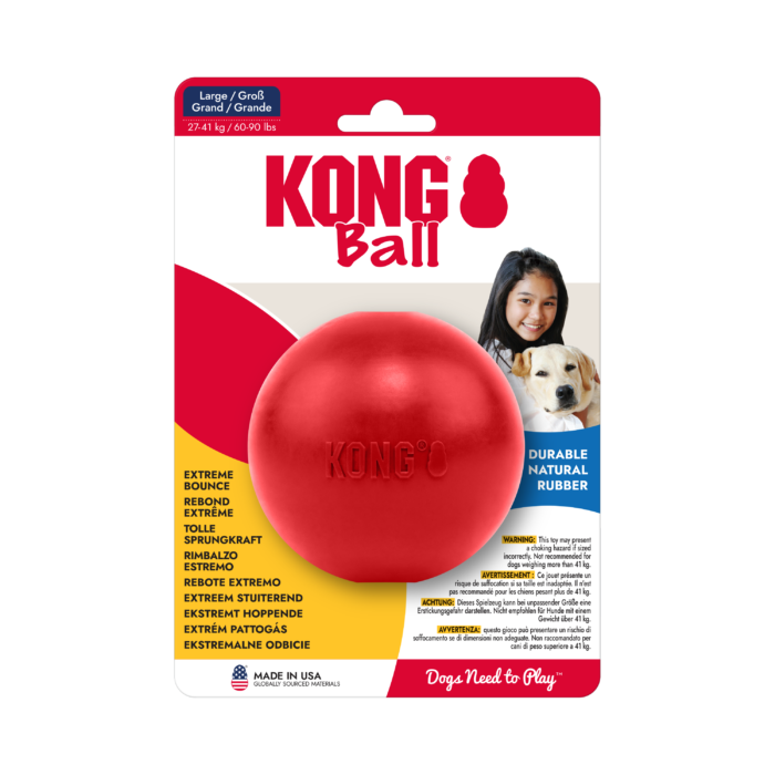 Verpakking van KONG Ball met gat rood