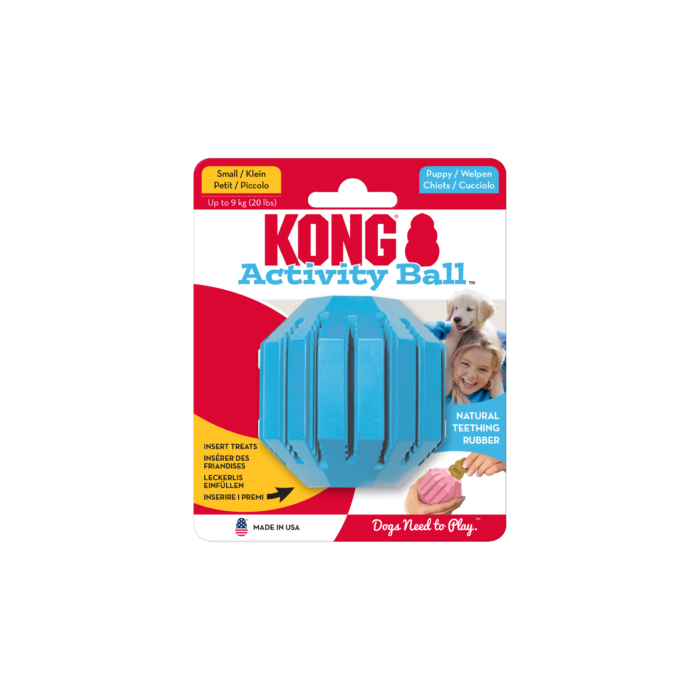 KONG Puppy Activity Ball Assorti S verpakking