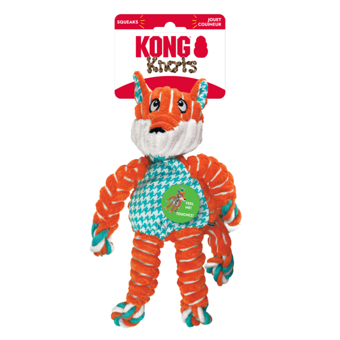 KONG Floppy Knots Vos verpakking
