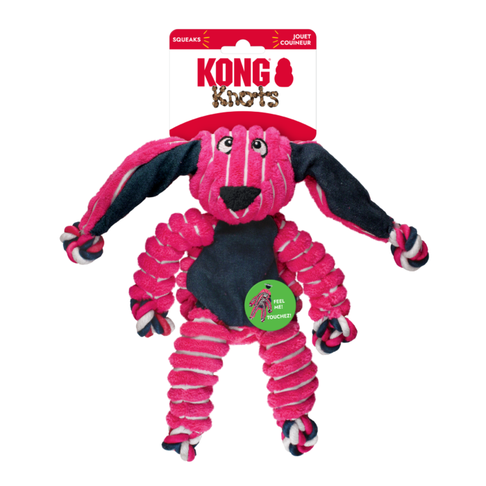 KONG Floppy Knots Konijntje verpakking