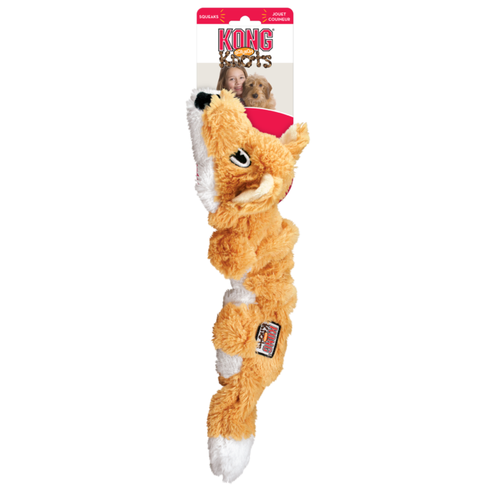 Verpakking van KONG Scrunch Knots Vos maat M/L