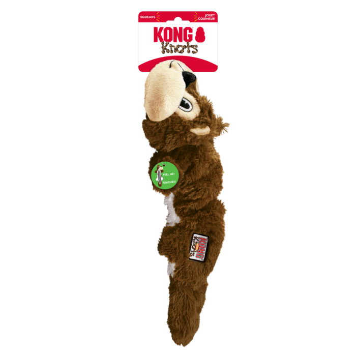Verpakking van KONG Scrunch Knots Eekhoorn maat M/L