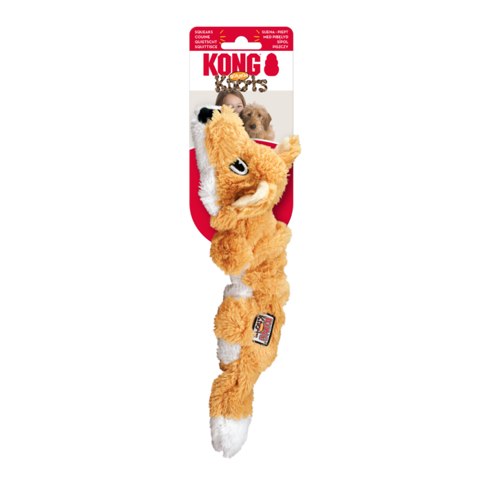 Verpakking van KONG Scrunch Knots Vos maat S/M