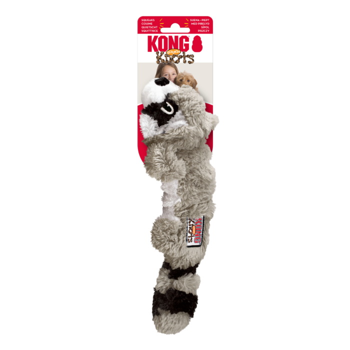 Verpakking van KONG Scrunch Knots Wasbeer maat S/M