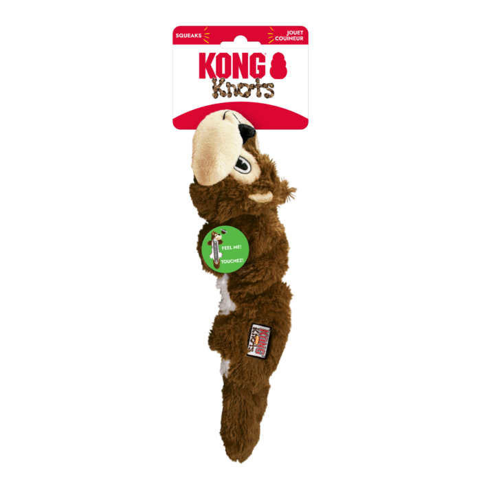 Verpakking van KONG Scrunch Knots Eekhoorn maat S/M