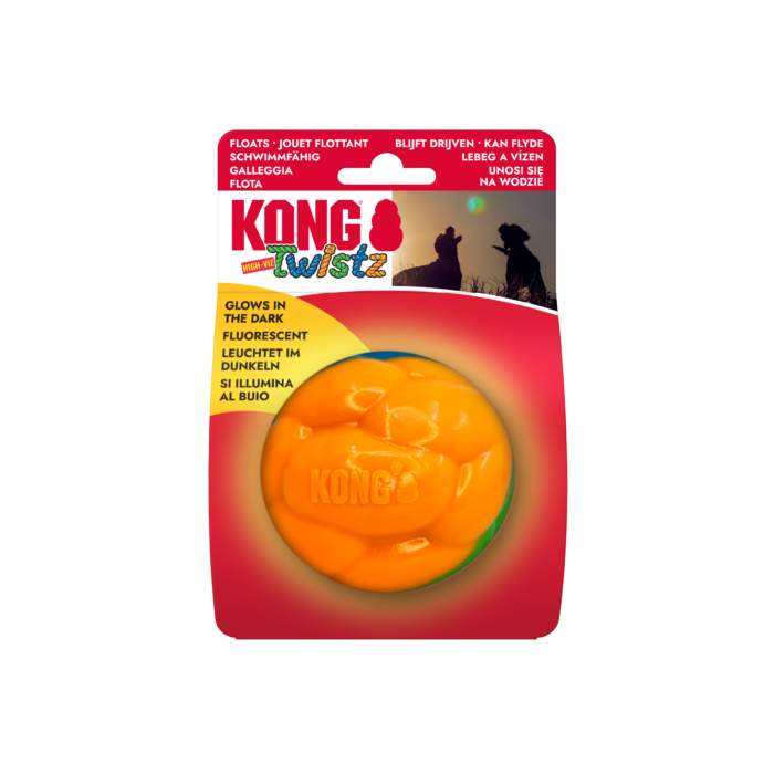 KONG Twistz High-Viz Ball verpakking