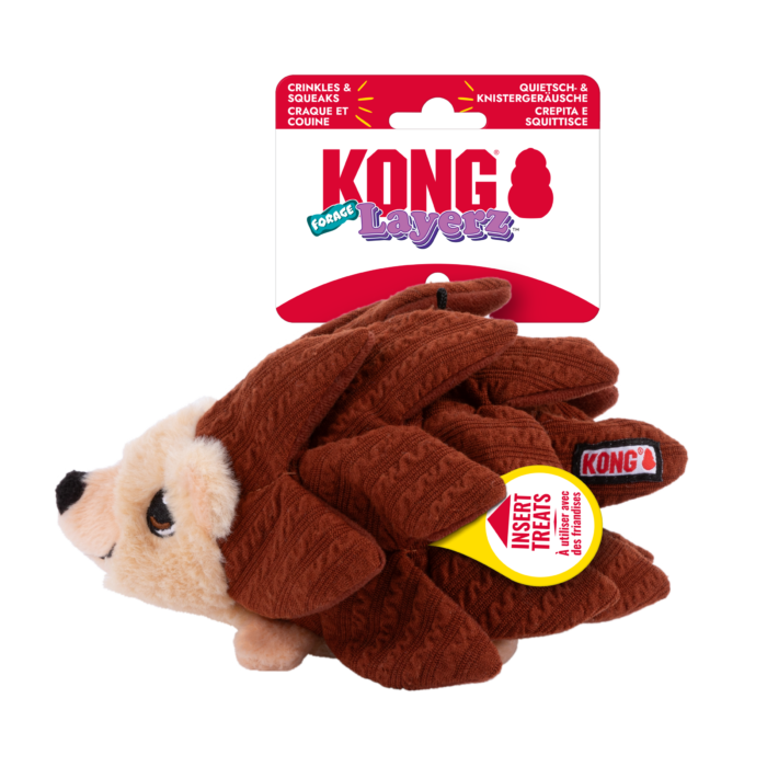 KONG Layerz Forage Hedgehog verpakking KONG Layerz Forage Hedgehog verpakking